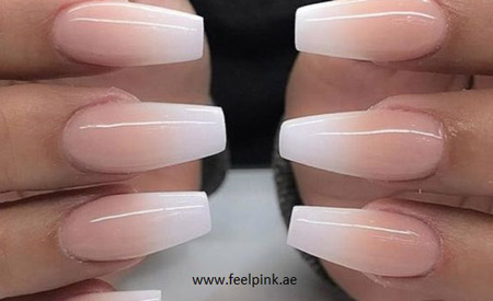 Acrylic extension natural Feel Pink Beauty Salon