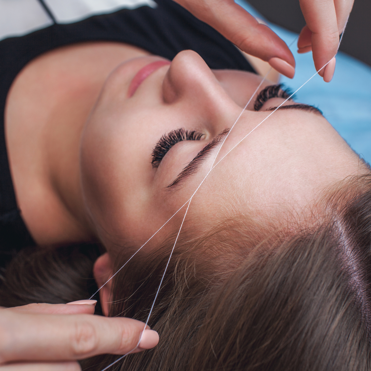 Eyebrow shaping home service Dubai