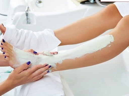 Full leg bleaching home service Dubai