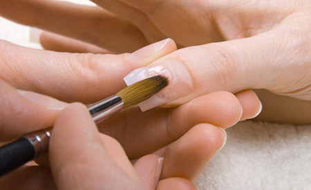 Acrylic extension repair Dubai